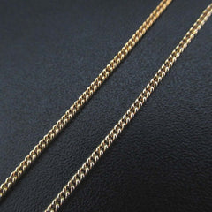Vintage Christian Dior logo chain necklace pendant in GP gold for women — Like New