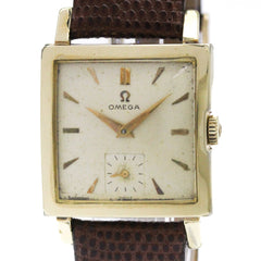OMEGA Cal 302 Gold Plated hand-Winding Mens Watch 6264 Vintage — Good