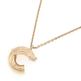 Louis Vuitton Necklace LV&ME C M61058 Gold Metal Pendant Women's Initial Alphabet LOUIS VUITTON — Like New