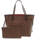 Louis Vuitton Neverfull MM Handbag with Pouch, Damier Cerise, N41358, Tote Bag, LV 0699 LOUIS VUITTON — New - Store Return