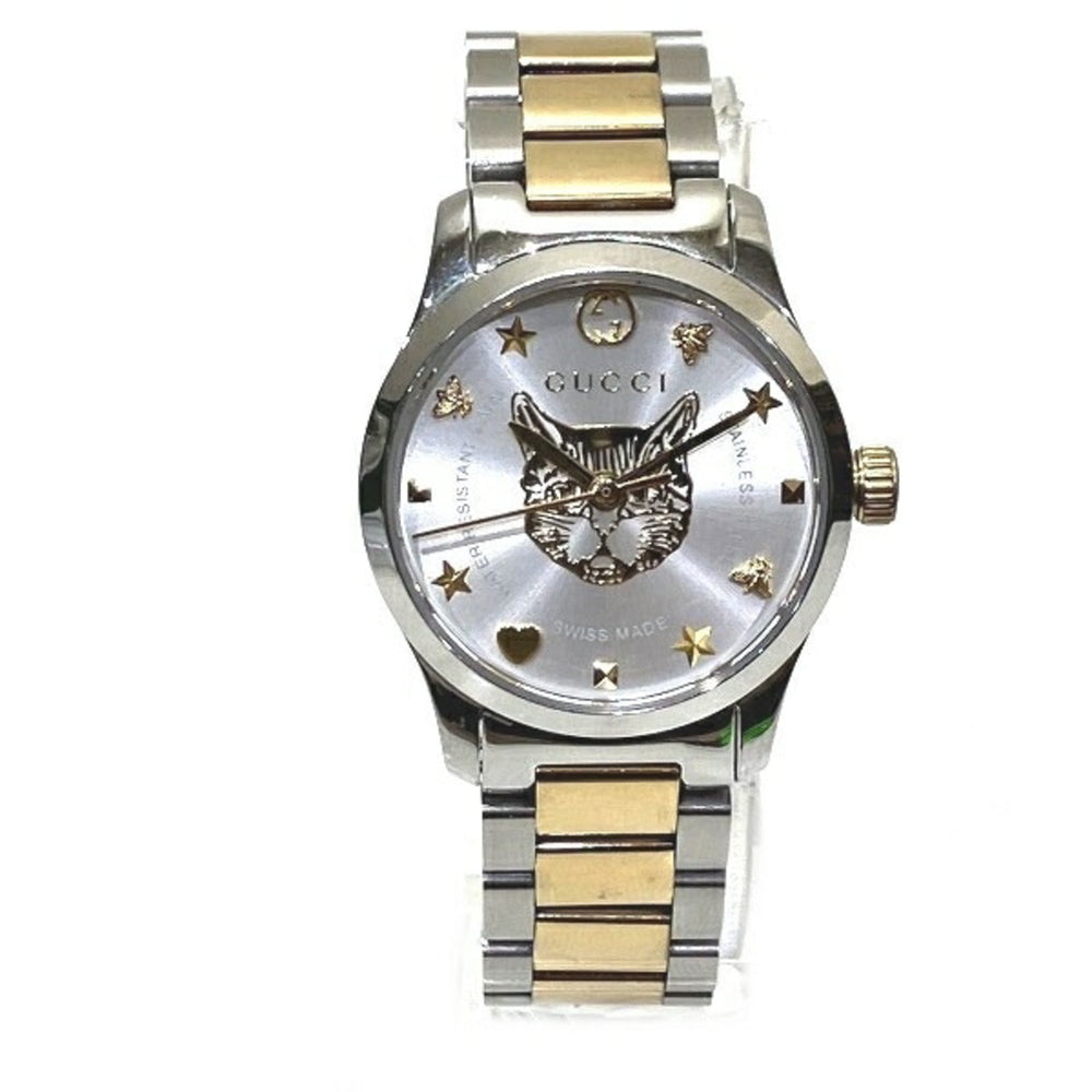 Gucci G-Timeless 126.5 Quartz Cat Head Watch for Women — Good