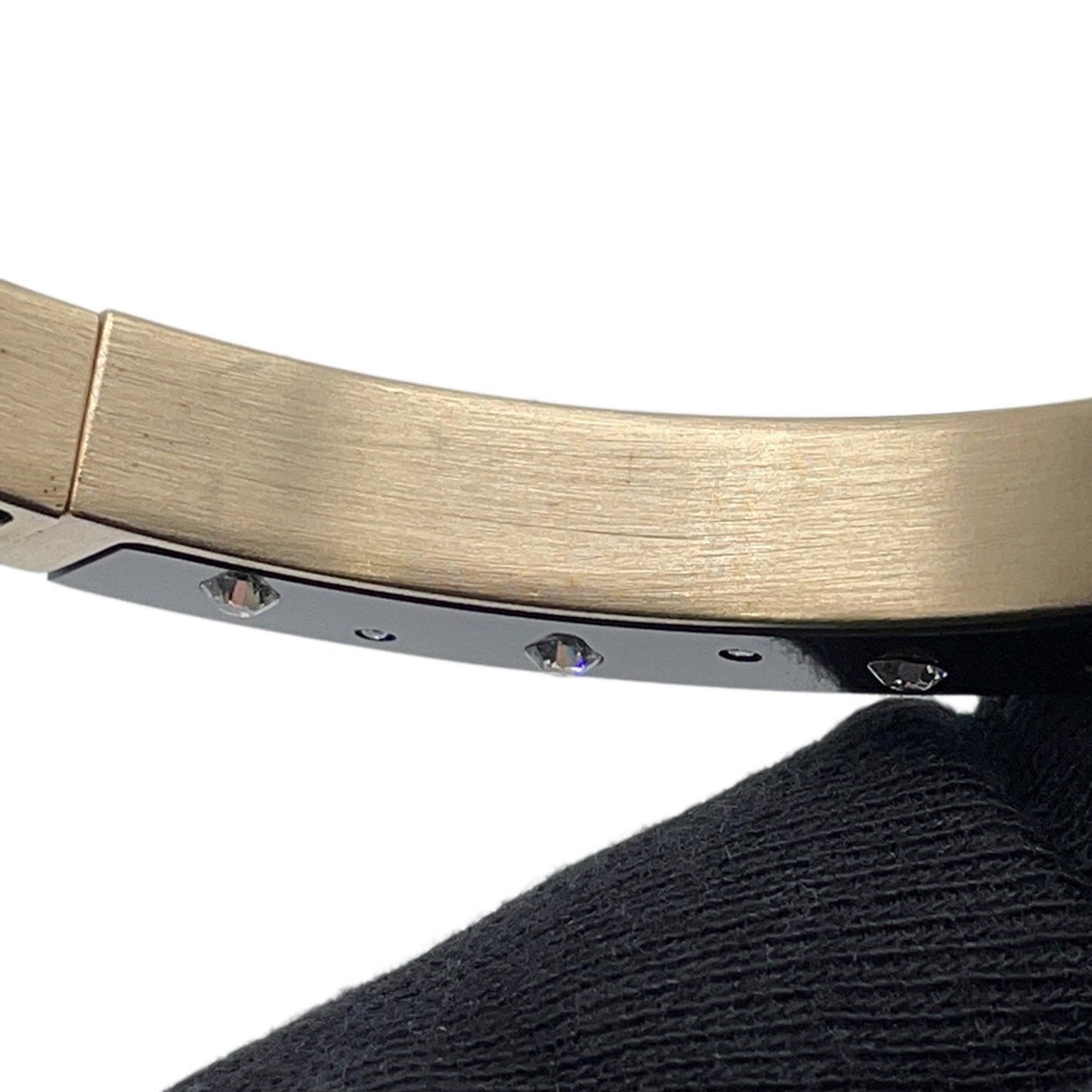 Chanel Coco Mark Rhinestone Bangle 09P CHANEL