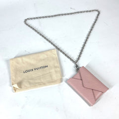LOUIS VUITTON Louis Vuitton M68557 Epi Kirigami Necklace Pouch Wallet/Coin Case Wallet Leather Women's Pink — Like New