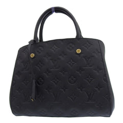 Like new Louis Vuitton Monogram Empreinte Montaigne BB M41053 Bag Noir — Like New