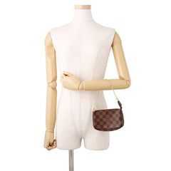 Louis Vuitton handbag pouch Damier Ebene Mini Pochette Accessoires N58009 LOUIS VUITTON — Like New