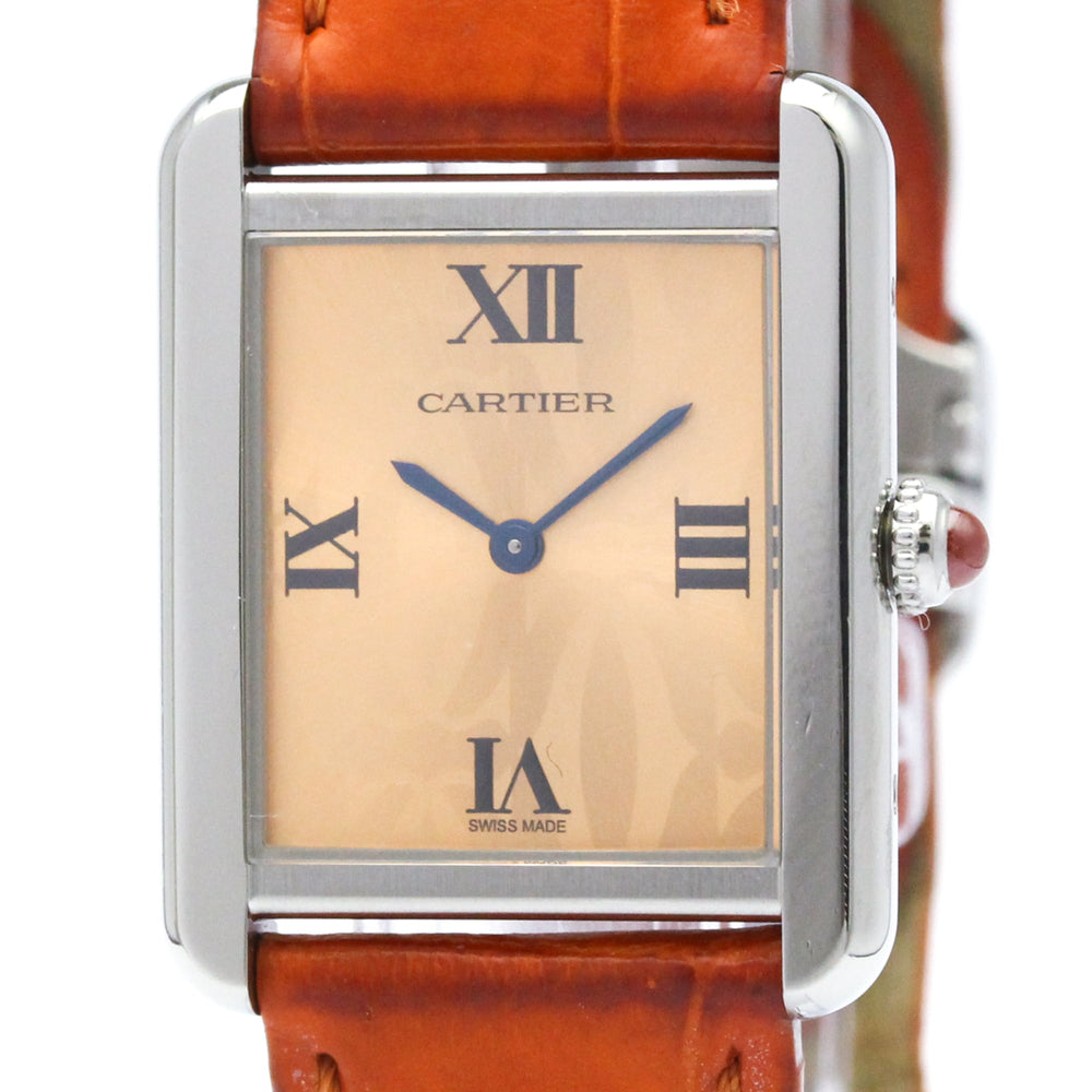 CARTIER Tank Solo 2000 LTD Edition Steel Quartz Watch W1019455 Polished — Very Good