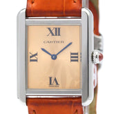 CARTIER Tank Solo 2000 LTD Edition Steel Quartz Watch W1019455 Polished — Very Good