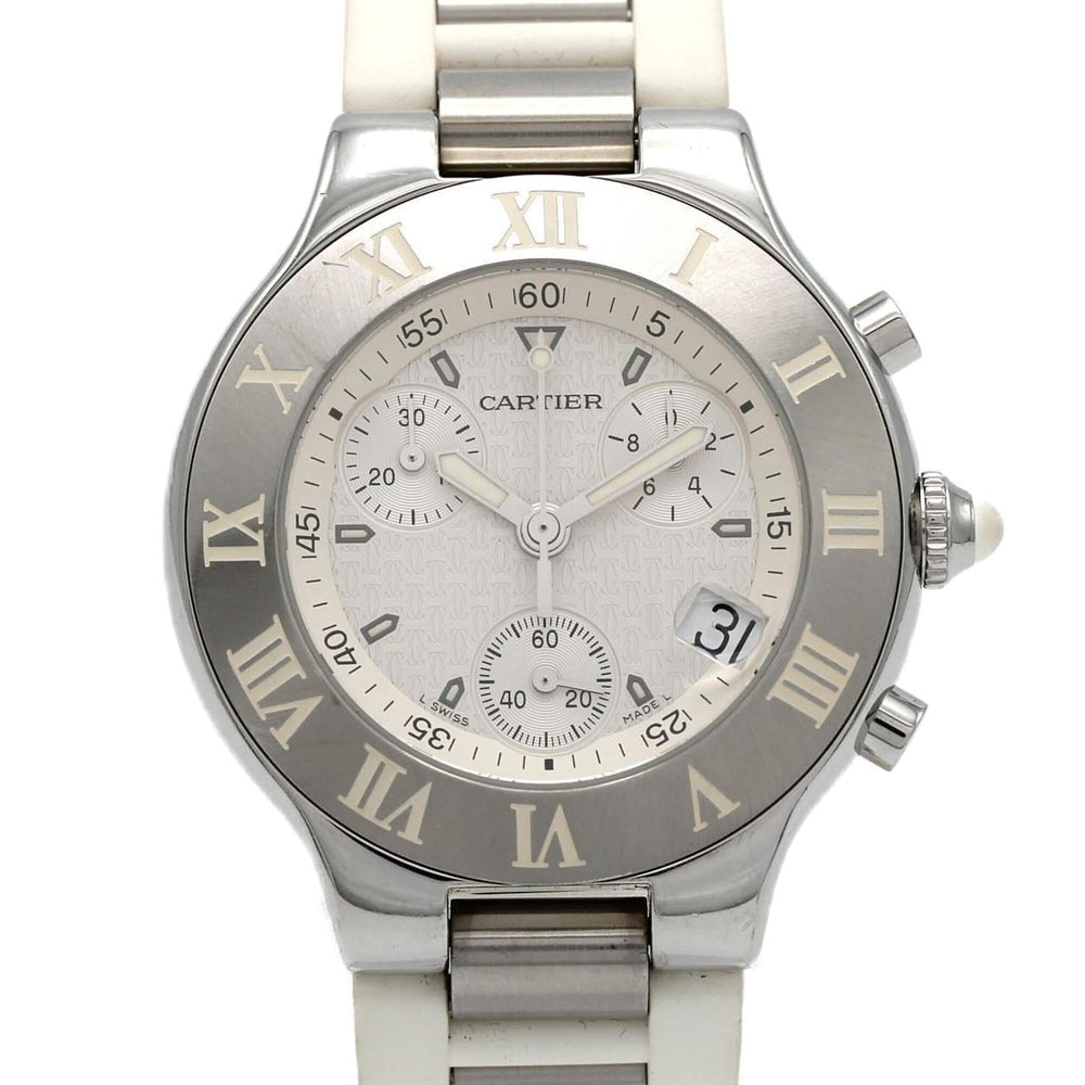 Cartier Chronoscaph LM W10184U2 SS Quartz Watch — Good