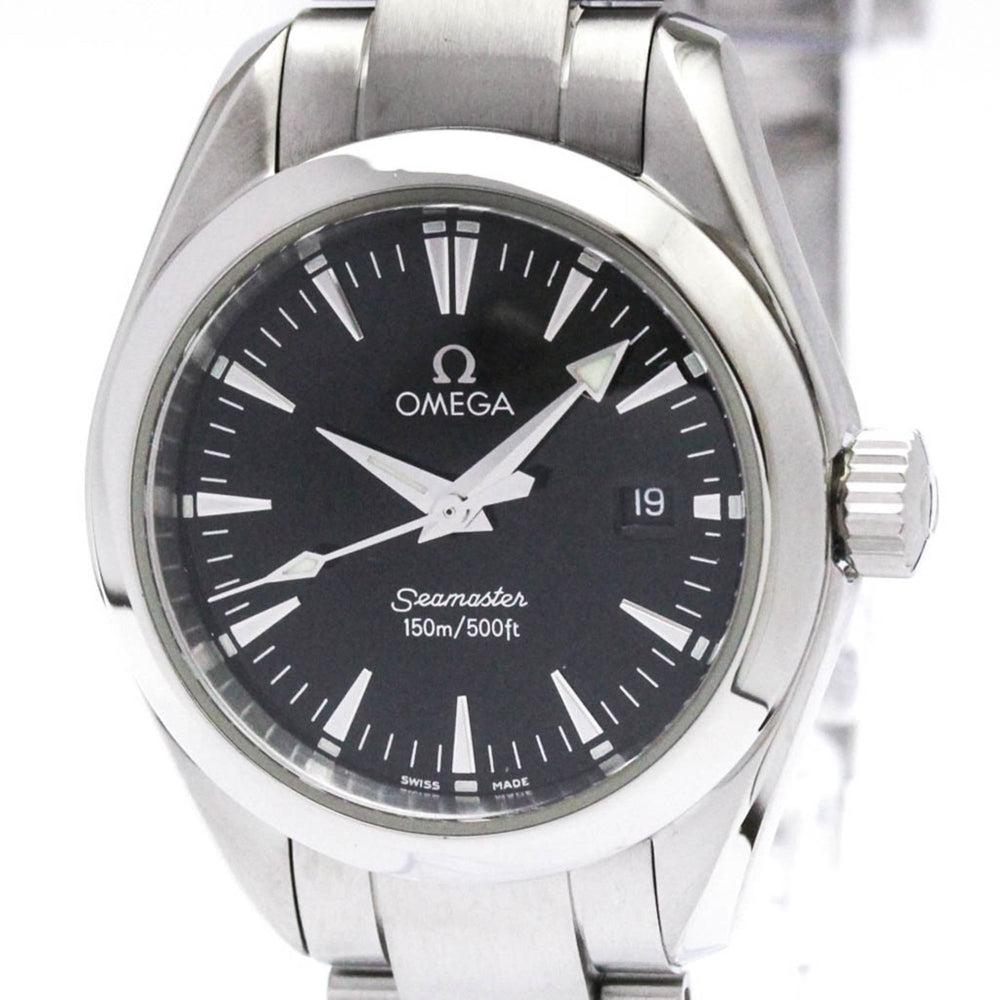 OMEGA Seamaster Aqua Terra Steel Quartz Ladies Watch 2577.50 Polished — Very Good