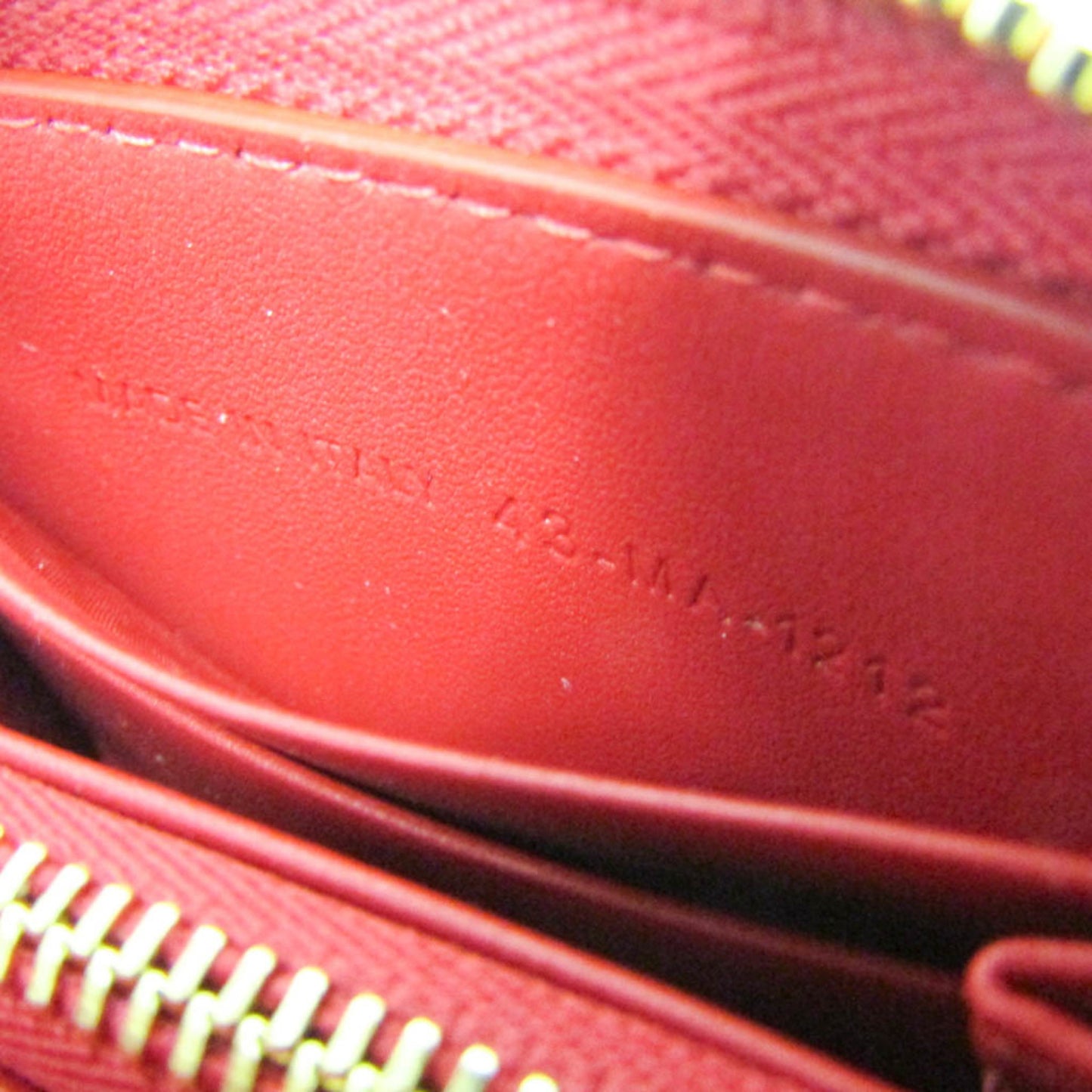 Christian Dior Lady Dior S0985ONHG Women's Leather Coin Purse/coin Case Red Color