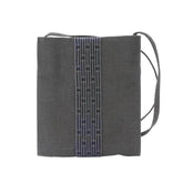 Hermes Herline Pochette Shoulder Handbag, Canvas, Gray — Like New