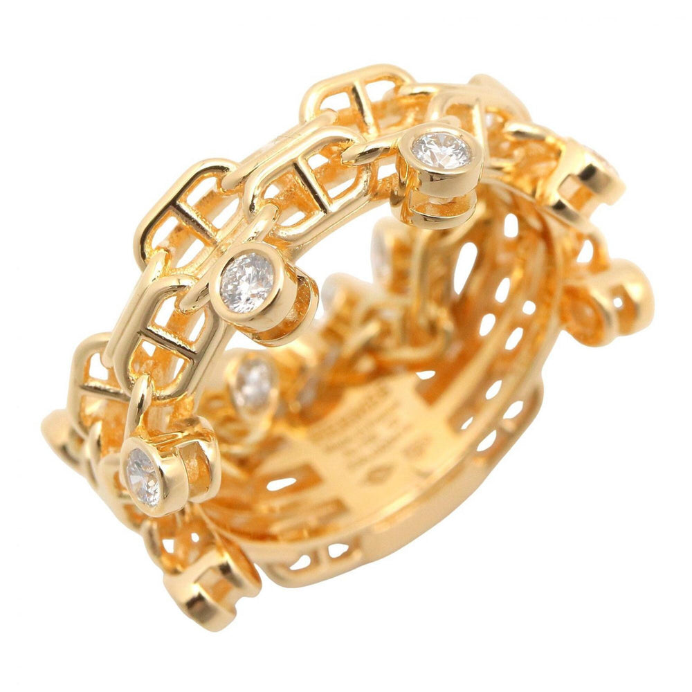 Hermes Calypso Diamond Ring - 18K (Yellow Gold) for Women Clear/Gold Tone — Like New