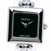 Gucci GUCCI Watch 1900L Stainless Steel Quartz Analog Display Black Dial Women's — Good