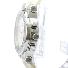 BVLGARI Diagono Chronograph Diamond MOP Steel Ladies Watch DG35SCH Polished — Very Good
