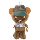 Louis Vuitton Bear Baseball M03177 Faux Fur Brown Keychain Accessory Bag Charm LV 0469 LOUIS VUITTON — Like New
