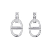 Hermes Earrings Chaine d'Ancre Reponse SV925 Silver HERMES — Like New