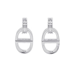 Hermes Earrings Chaine d'Ancre Reponse SV925 Silver HERMES — Like New