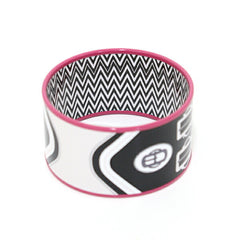 Hermes enamel BOUCLERIE MODERNE modern buckle bracelet extra large S F-04669 — Like New