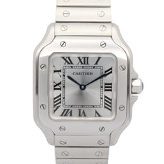Cartier Santos de SM Watch, Stainless Steel, Ladies, Silver Tone, WSSA0082 — Very Good