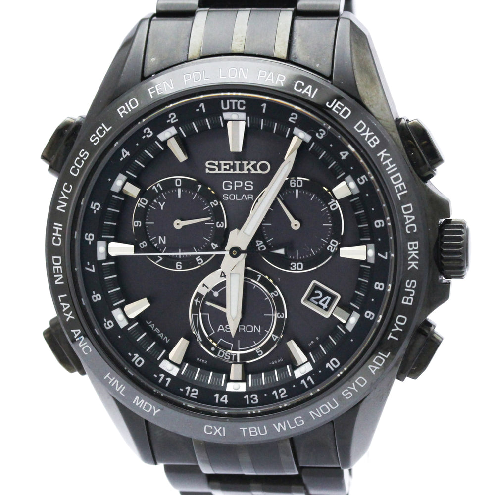 SEIKO Astron SBXB009 GPS Solar Mens Watch 8X82-0AB0 — Very Good