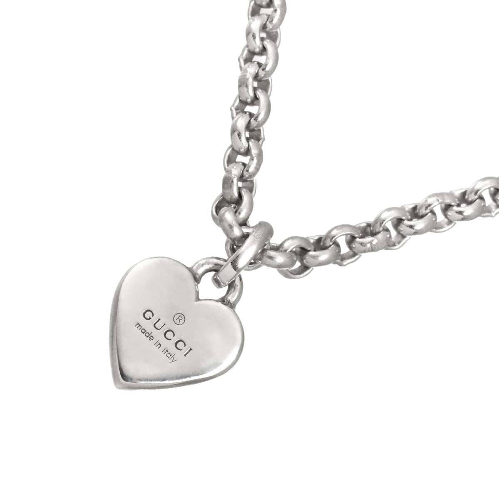 Gucci GUCCI Necklace 56cm SV Sterling Silver 925 Heart — Like New