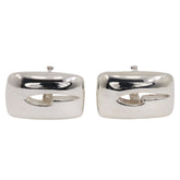 Gucci G logo cufflinks silver 925 made in Italy men's — Like New