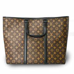 LOUIS VUITTON Monogram Macassar Weekend Tote Bag GM Men's & Women's Brown M45733 — New - Store Return
