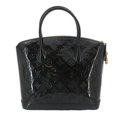 Louis Vuitton Lockit PM Monogram Vernis Handbag, Leather, Noir (M90247), Gold Hardware — Like New