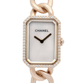 Chanel CHANEL Première Diamond Bezel Watch 18KPG (Pink Gold) Ladies White Shell H4412 — Very Good