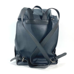 LOUIS VUITTON M54960 Utah Canyon Backpack, Men's, Leather, Blue Marine, Navy — Like New