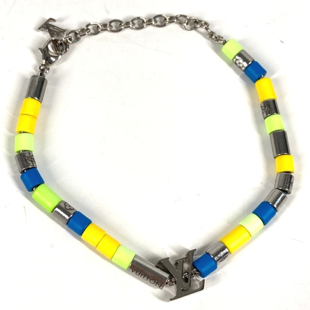 LOUIS VUITTON M00653 Sunrise Chain Bracelet, Metal, Blue, for Men and Women — Like New
