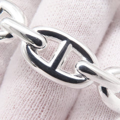 Hermes Chaine d'Ancre Enchainee Double Bracelet, SV925 Silver, Size SH, HERMES Bangle, Enchainee — Like New
