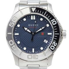 Gucci G-Timeless Sport Watch YA126253 Quartz Navy Dial Stainless Steel Men's GUCCI — Good
