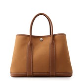 Hermes Garden TPM Verso Tote Bag, Gold Magnolia, Officier Negonda, Z-stamp, Garden, Handbag, Women's HERMES — Like New