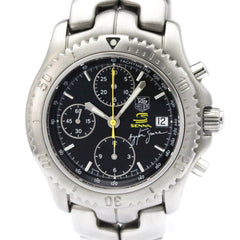 TAG HEUER Link Chronograph Ayrton Senna Limited Watch CT2115 Polished — Very Good