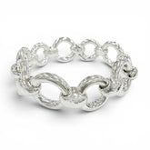 HERMES Vintage Frontaire Bracelet, SV925 Bangle, Silver, Weight 55.2g, Women's — Like New