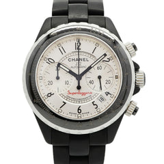 Chanel J12 Superleggera Anniversary H2681 Silver Dial Men's Watch — Good