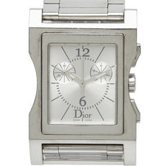 Dior Chris 47 Watch CD034310 Quartz Silver Dial Stainless Steel Men's — Good