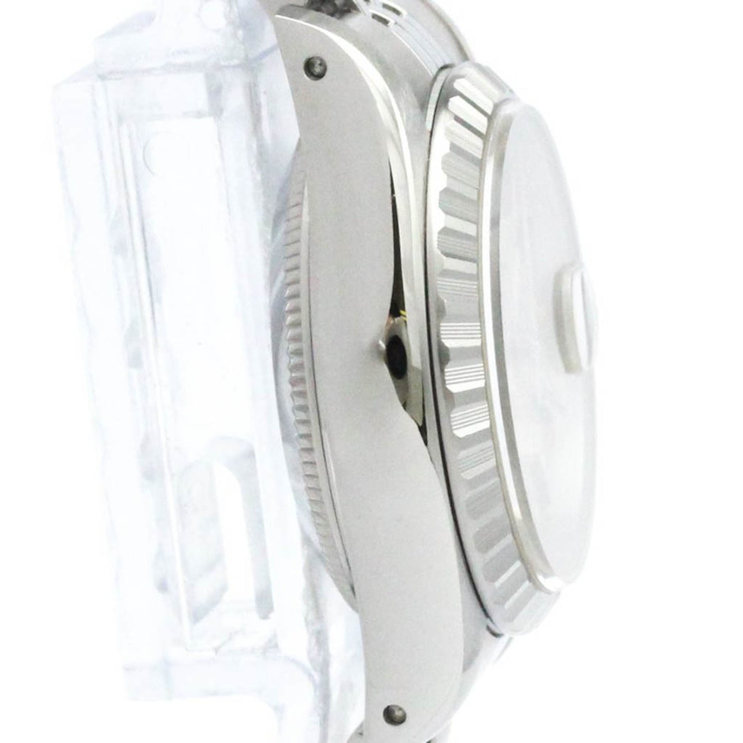 ROLEX Oyster Perpetual Date 69240 18K White Gold Steel Automatic Watch