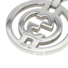 Gucci Interlocking Necklace, Silver, Women's — Like New
