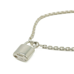 LOUIS VUITTON Louis Vuitton Bracelet Silver Lockit Padlock Cadena Ag925 SV925 Q95450 — Like New