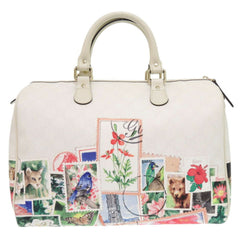 Like new Gucci TAIPEI Limited Edition 101 310085 white leather Boston bag (0173GUCCI) — Like New