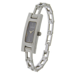 Gucci 3900L Stainless Steel Quartz Analog Watch with Black Dial for Women — Good