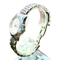 Gucci G-Timeless watch, total weight 57.2g, stainless steel, quartz movement, white dial, 126.5cm — Good