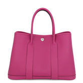 Hermes Garden TPM Tote Bag, Rose Purple, Negonda Leather, C Stamp, HERMES Party, Garden, Handbag, Women's — Like New
