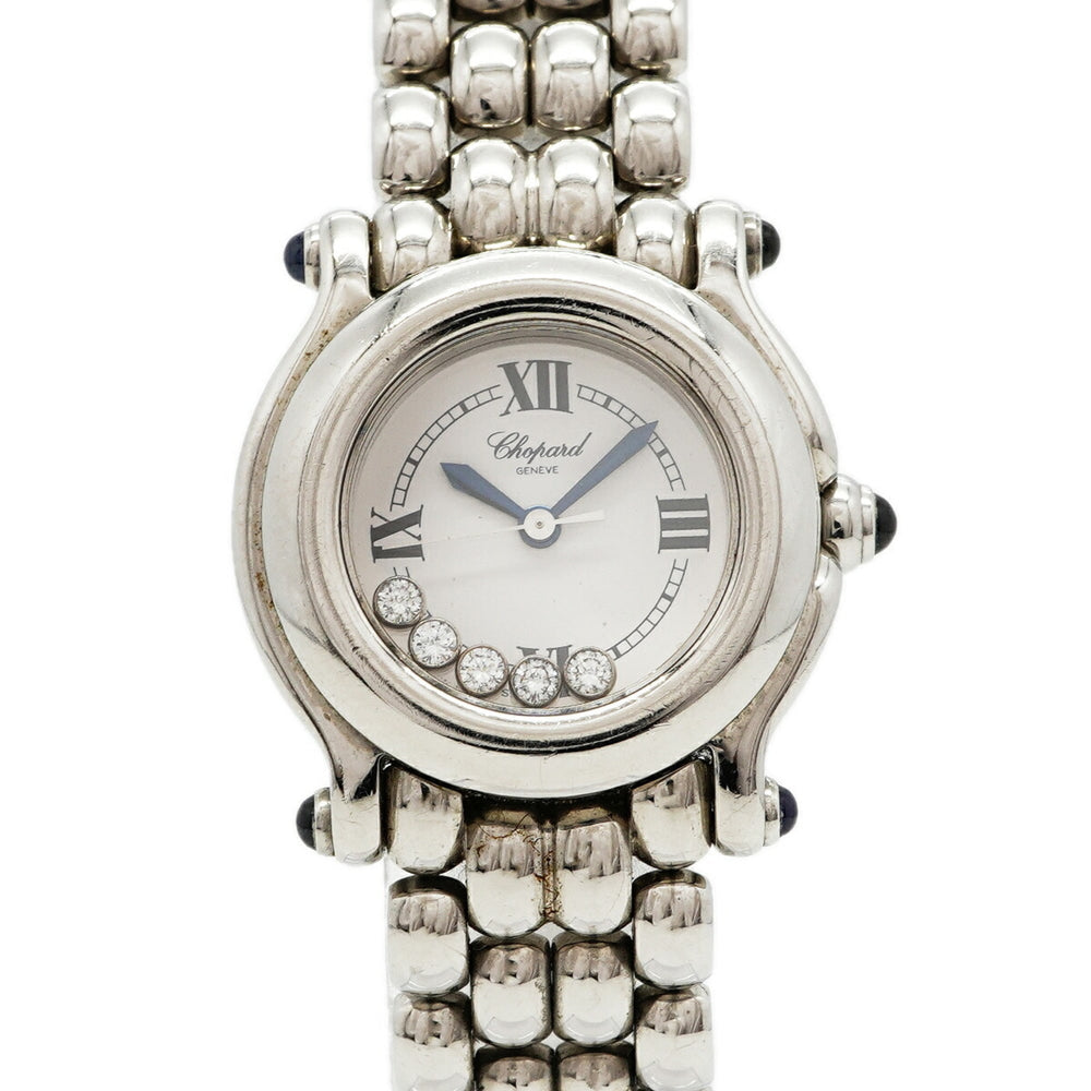 Chopard Happy Sport Diamond 27 8250-23 White Dial Women's Watch — Good