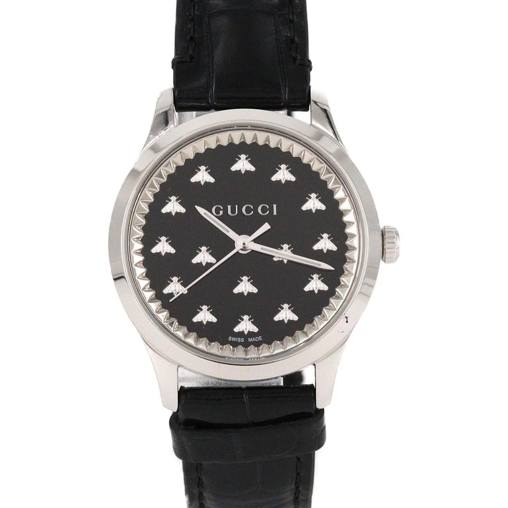 Gucci G-Timeless 126.4 YA1265055 SS Quartz Watch — Very Good