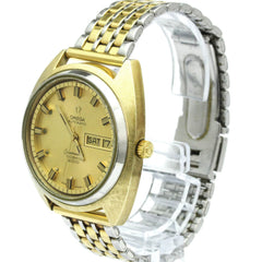 OMEGA Seamaster Cosmic 2000 Cal 1022 Gold Plated Automatic Mens Watch 166.131 — Good