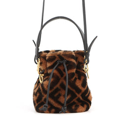 Fendi Shoulder Bag Montresor Mini Mouton 8BS010 FENDI Handbag 2-way — Like New