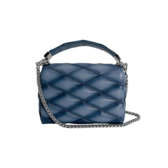 Louis Vuitton LOUIS VUITTON Handbag Maltage GO-14PM Lambskin M12434 Denim Blue — Like New